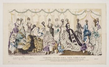 Christmas and New Year's Party Fashion Plate