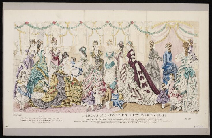 Christmas and New Year's Party Fashion Plate top image