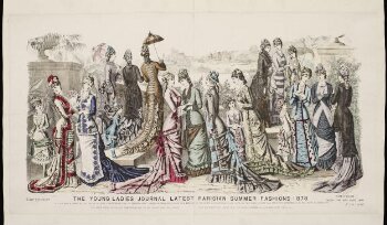 The Young Ladies Journal Latest Parisian Summer Fashions 1878