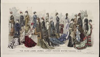 The Young Ladies Journal Latest Parisian Winter Fashions 1878