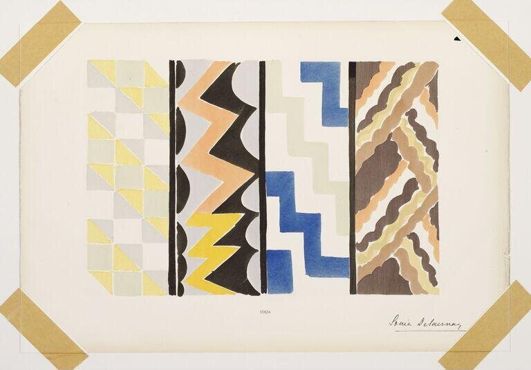 Sonia Delaunay; ses Peintures, ses Objets, ses Tissus simultanés, ses Modes