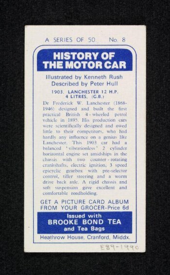 The History of the Motor Car