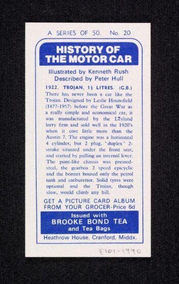 The History of the Motor Car