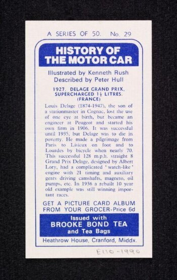 The History of the Motor Car