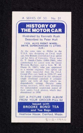 The History of the Motor Car