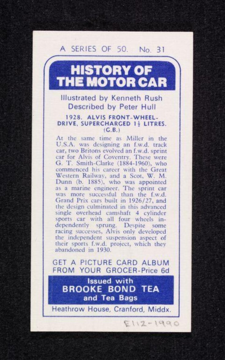 The History of the Motor Car top image