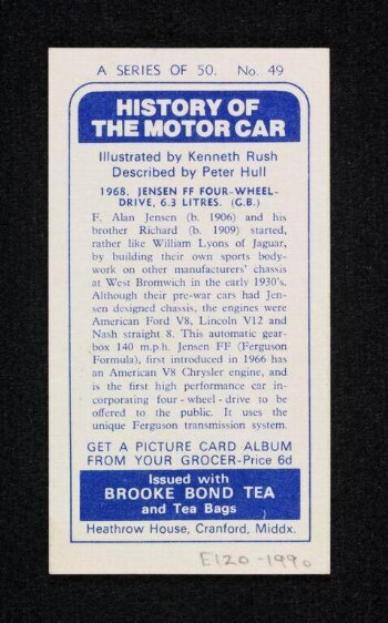 The History of the Motor Car