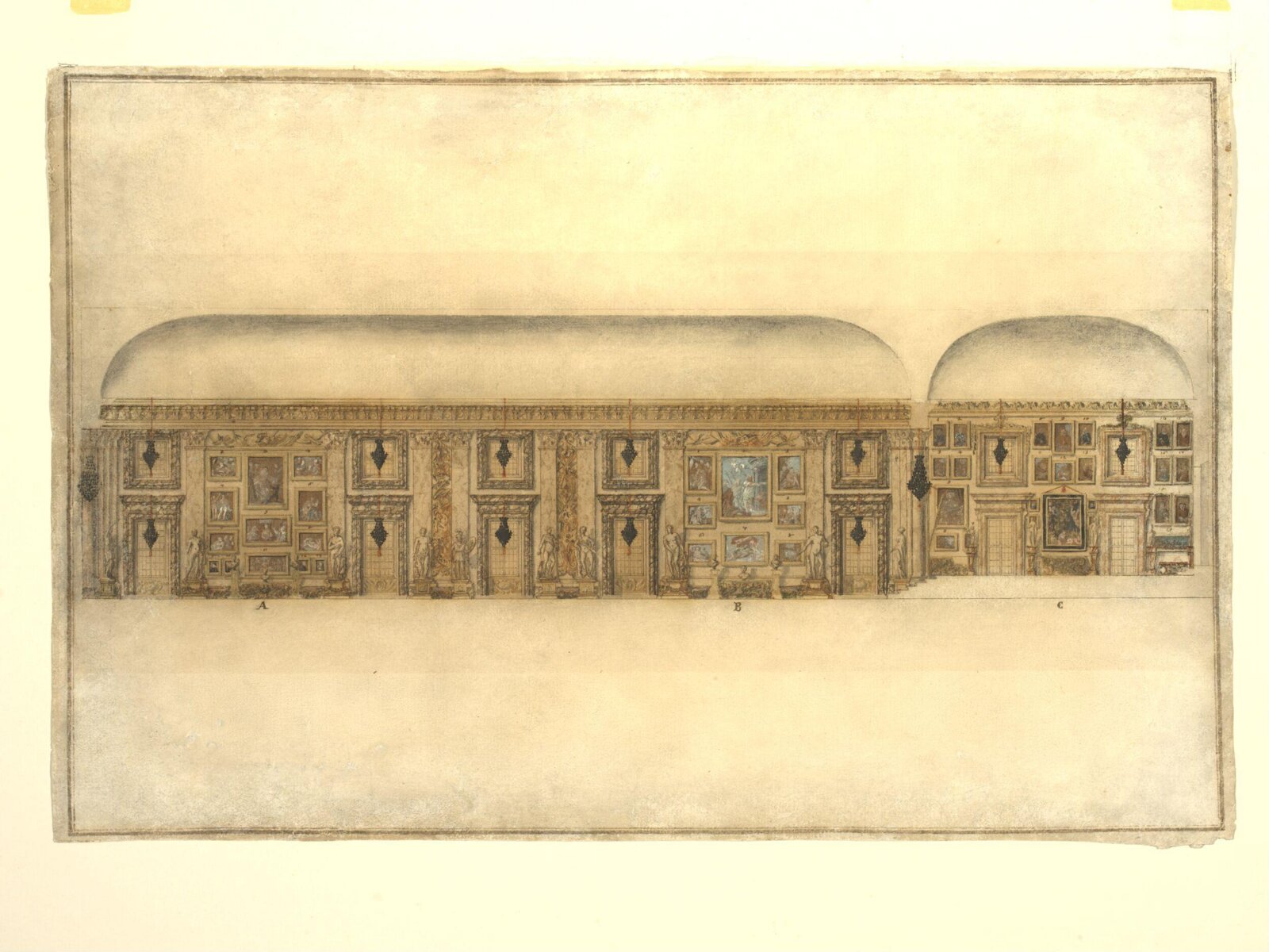 Drawing, early 18th century