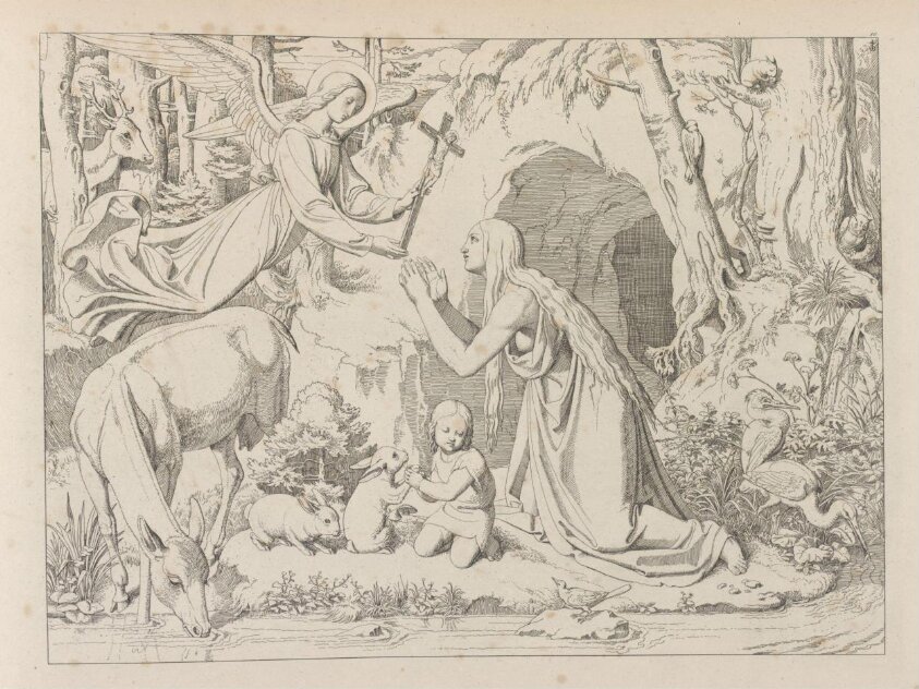 Bilder zu Tiecks' Genovesa (19th century) by Joseph von Führich
