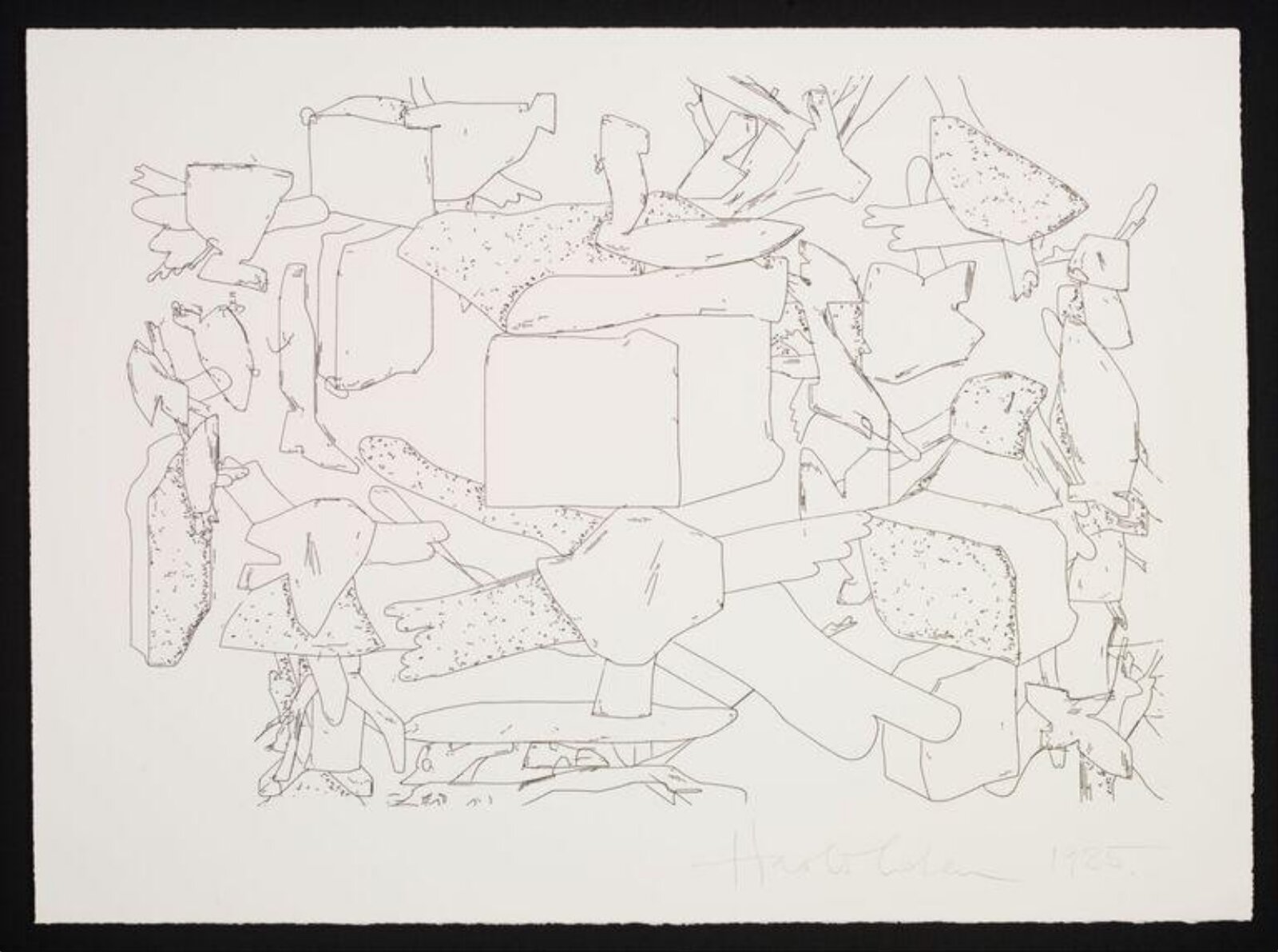 Drawing, Harold Cohen, 1985