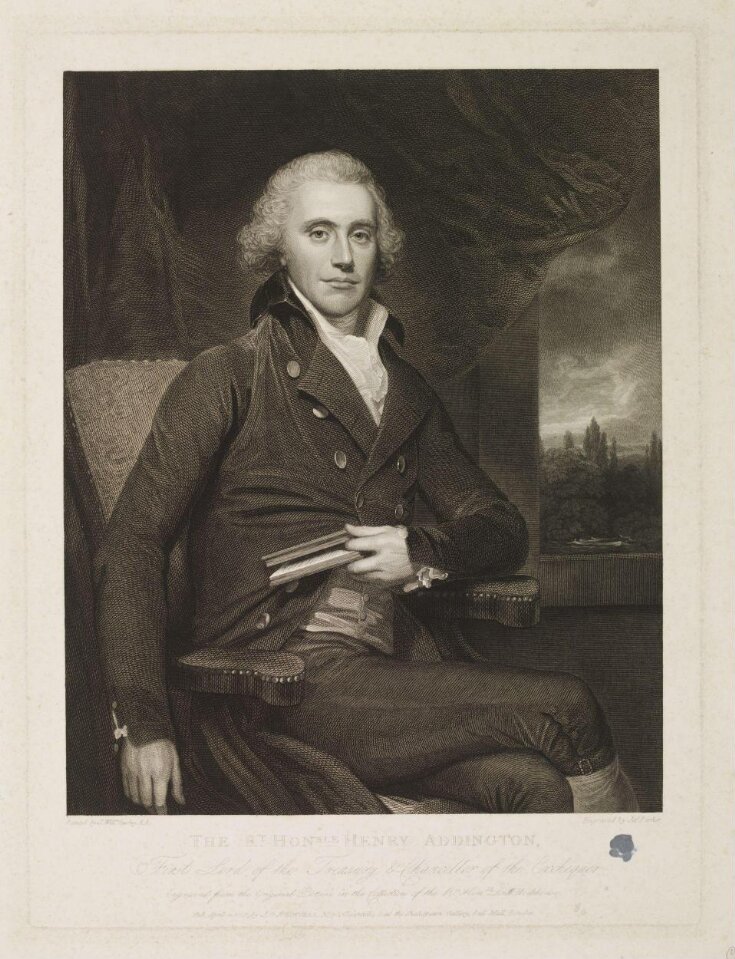 The Rt Honble Henry Addington (1757-1844) top image