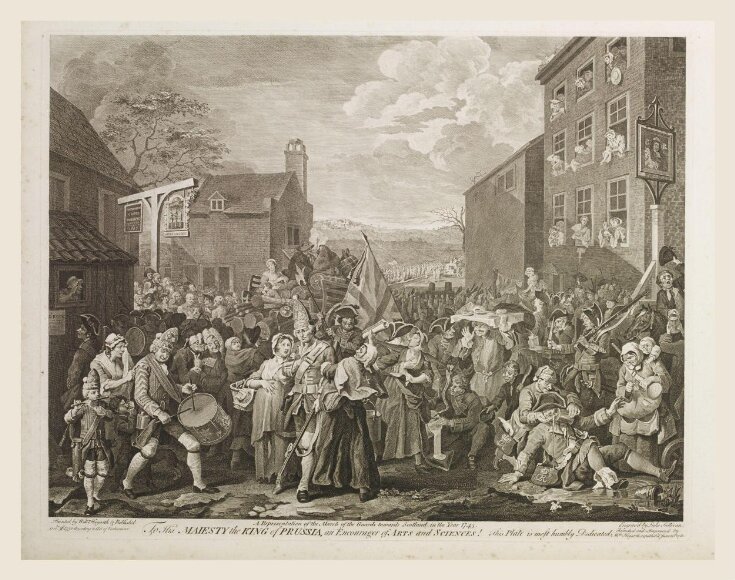 The March to Finchley, 1761 top image