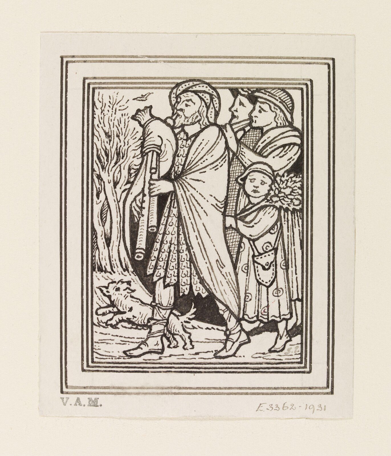 Drawing, Selwyn Image, 1911