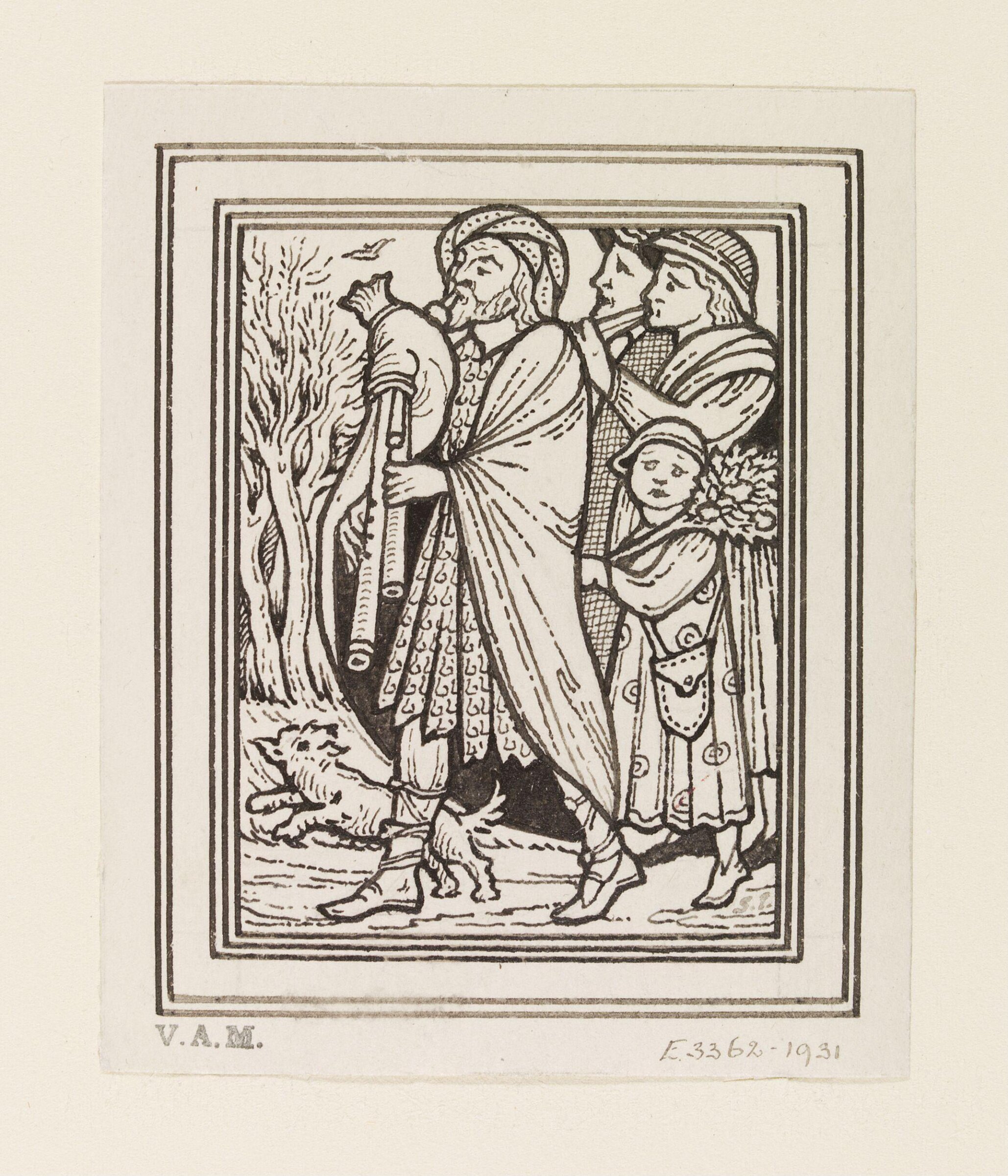 Drawing, Selwyn Image, 1911