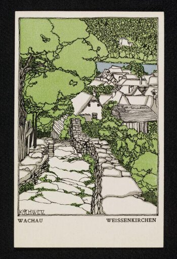 Wachau, Weissenkirchen : Wiener Werkstätte series no. 725