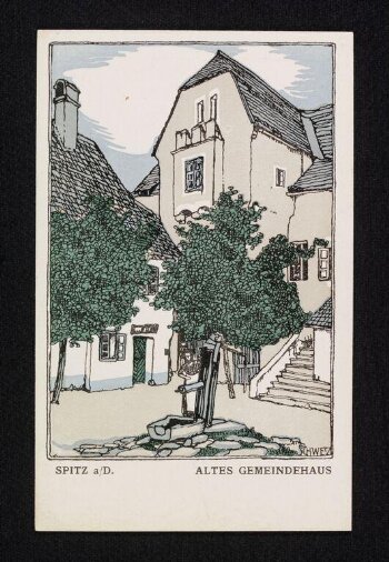 Spitz a/D, Altes Gemendehaus: Wiener Werkstätte series no. 669