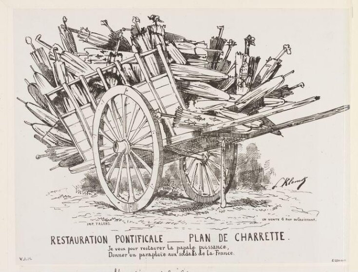 Restauration Pontificale - Plan De Charrette top image