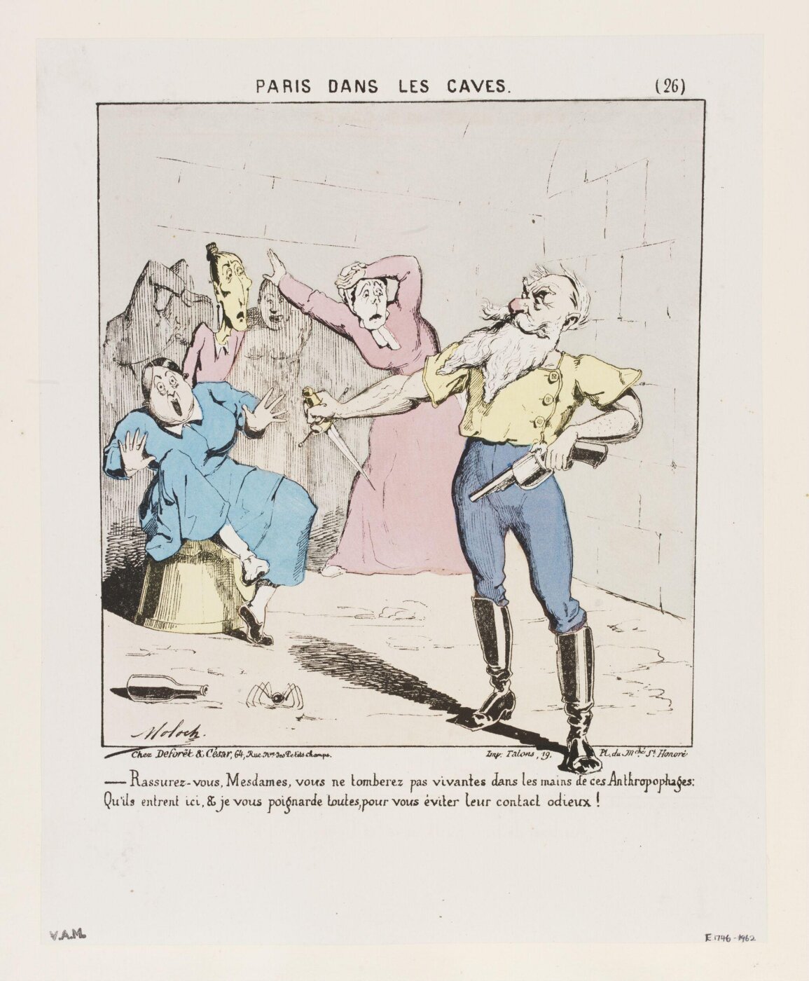 Colomb, B. (Moloch), Paris Dans Les Caves