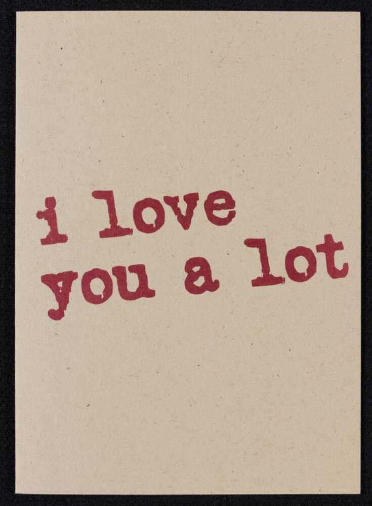 I love you a lot - of the time image
