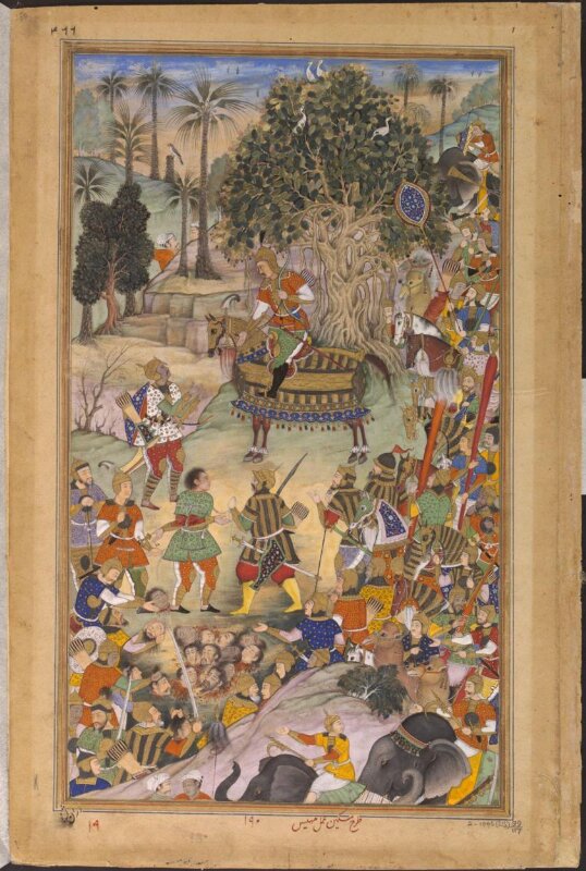 Muhammad Husain Mirza and Akbar