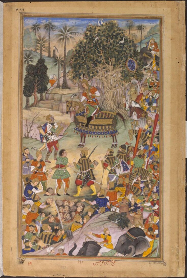 Muhammad Husain Mirza and Akbar top image