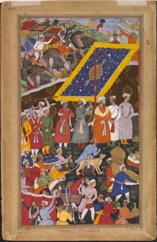Akbar and Azim Khan at Dipalpur