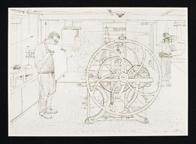 Etching Room at the Royal College of Art