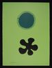 Green ground-black form by Adolph Gottlieb