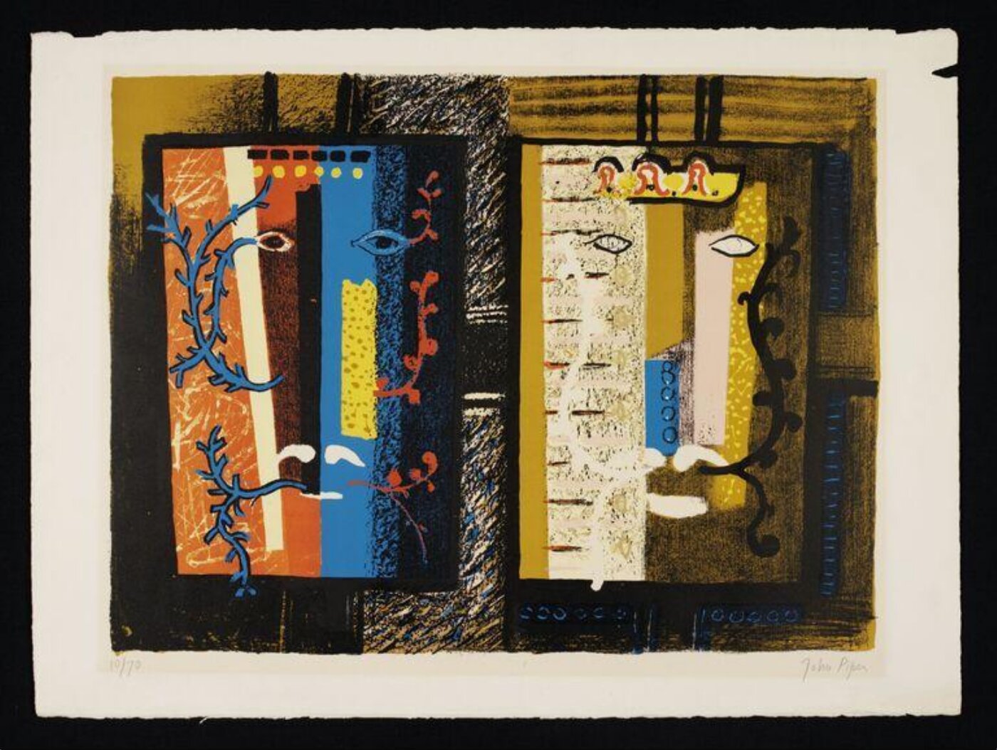 John Piper, Foliate Heads. No. 1