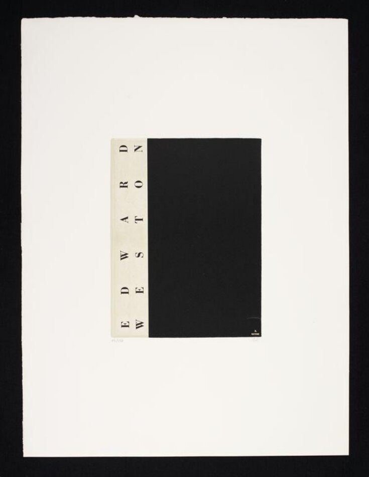 Edward Weston, E. Weyhe image