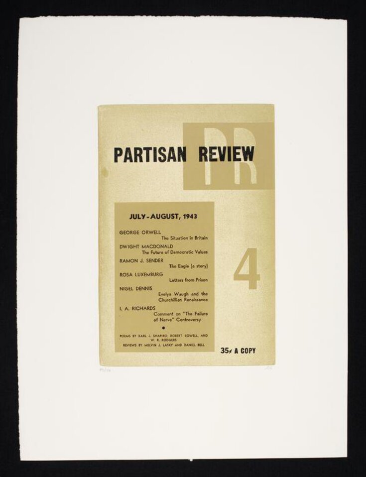 Partisan review, July-August 1943 image