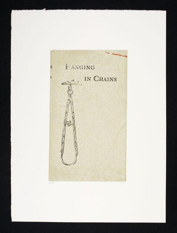 Hanging in Chains Kitaj, R.B. V&A Explore The Collections