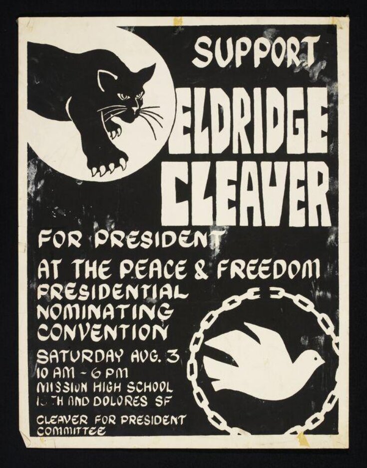 Support Eldridge Cleaver for President top image