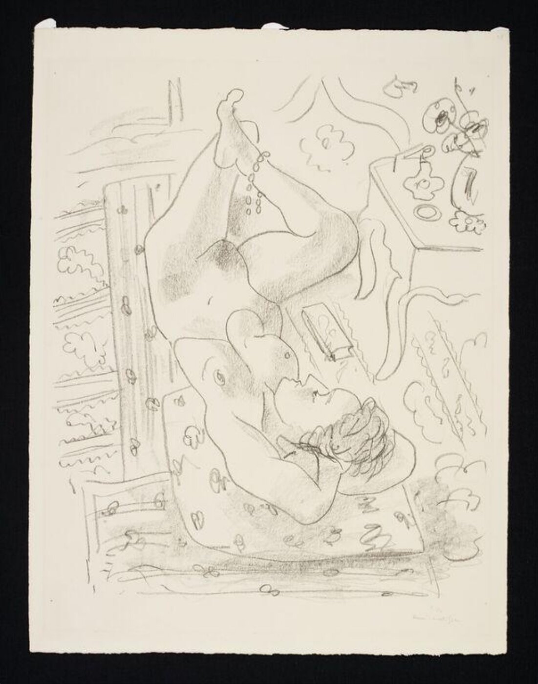 Henri Matisse, Nu renversé et table Louis XV