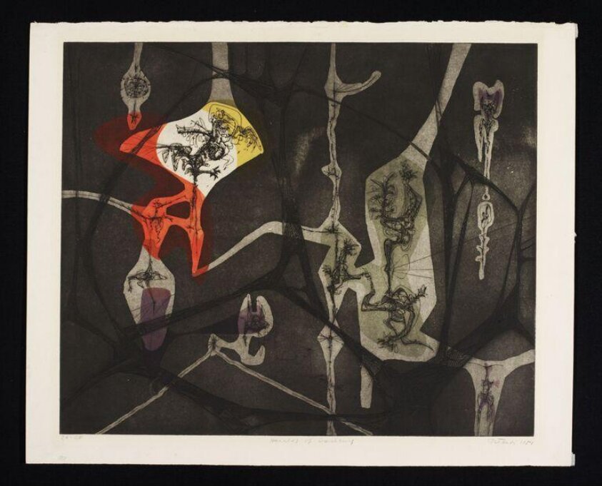 Heralds of Awakening (1951) by Gabor Peterdi