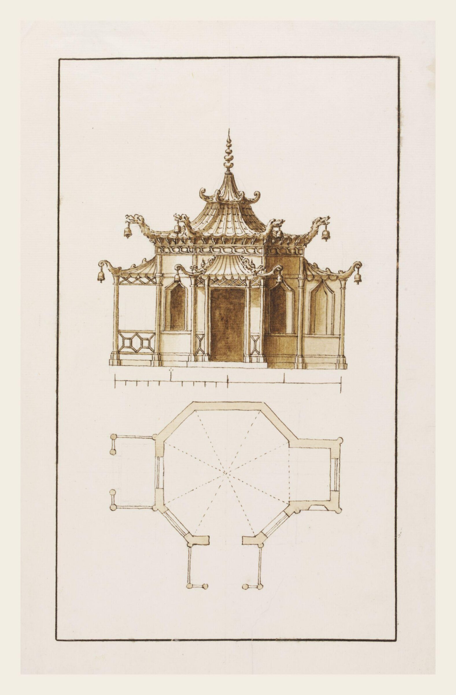 Drawing, William Kent, ca. 1730-1735