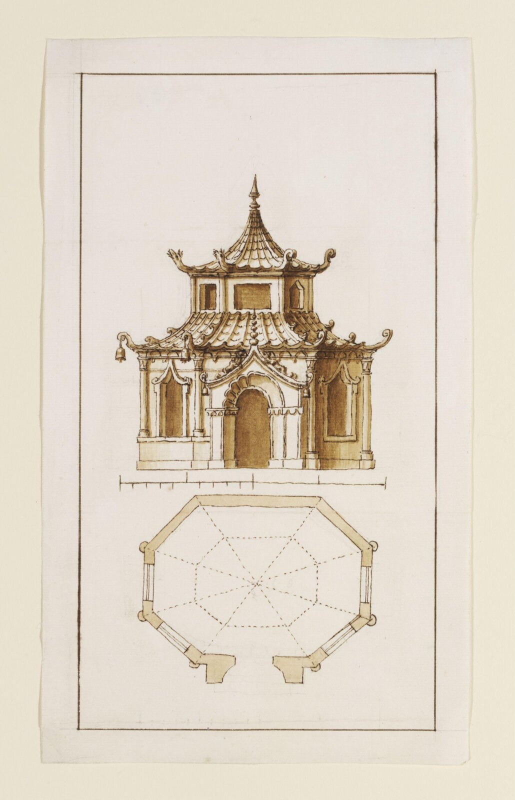 Drawing, William Kent, ca. 1730-1735
