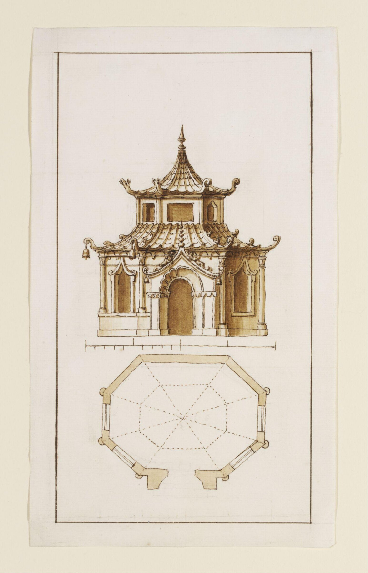 Drawing, William Kent, ca. 1730-1735