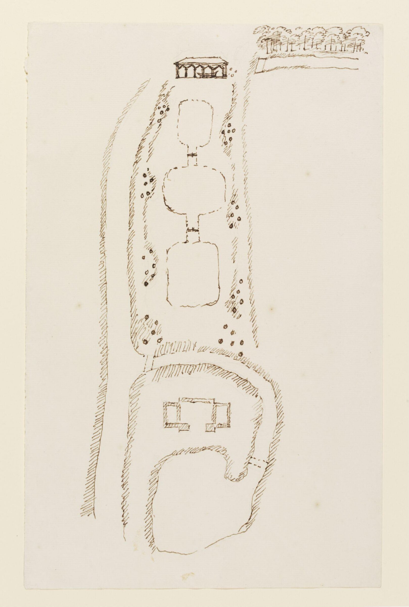 Drawing, William Kent, ca. 1730-1735