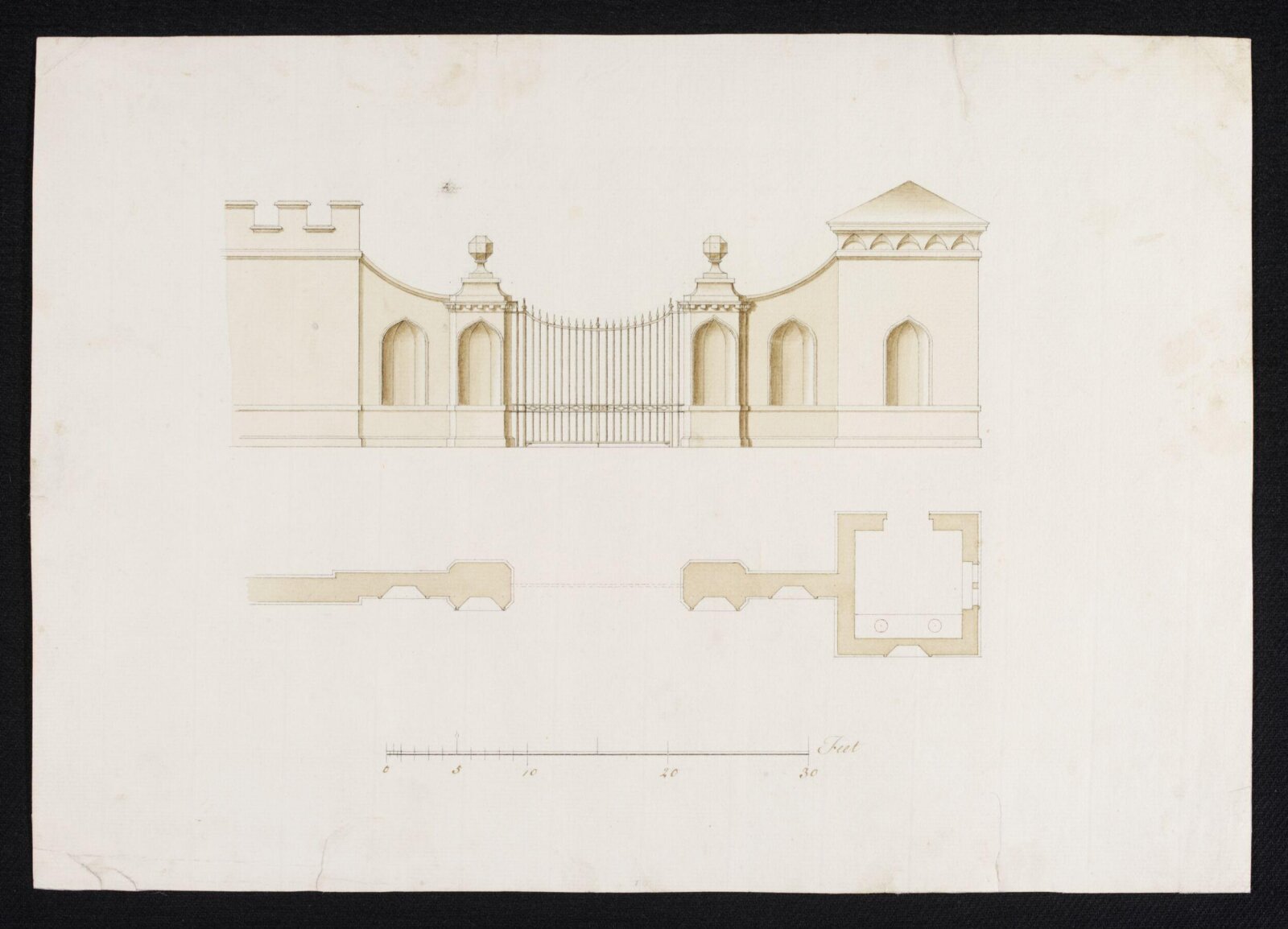 Drawing, William Kent, ca. 1730-1735