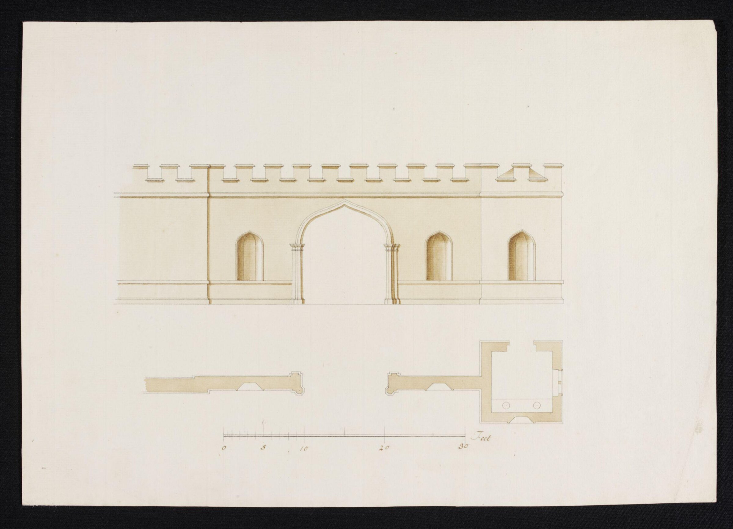 Drawing, William Kent, ca. 1730-1735