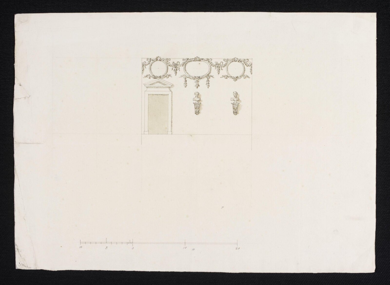Drawing, William Kent, ca. 1730-1735
