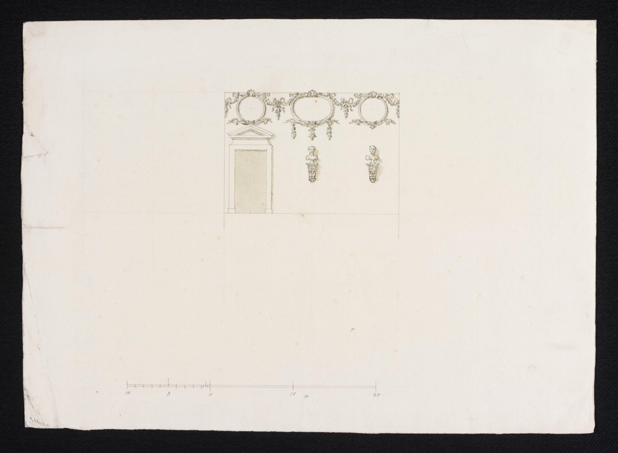 Drawing, William Kent, ca. 1730-1735