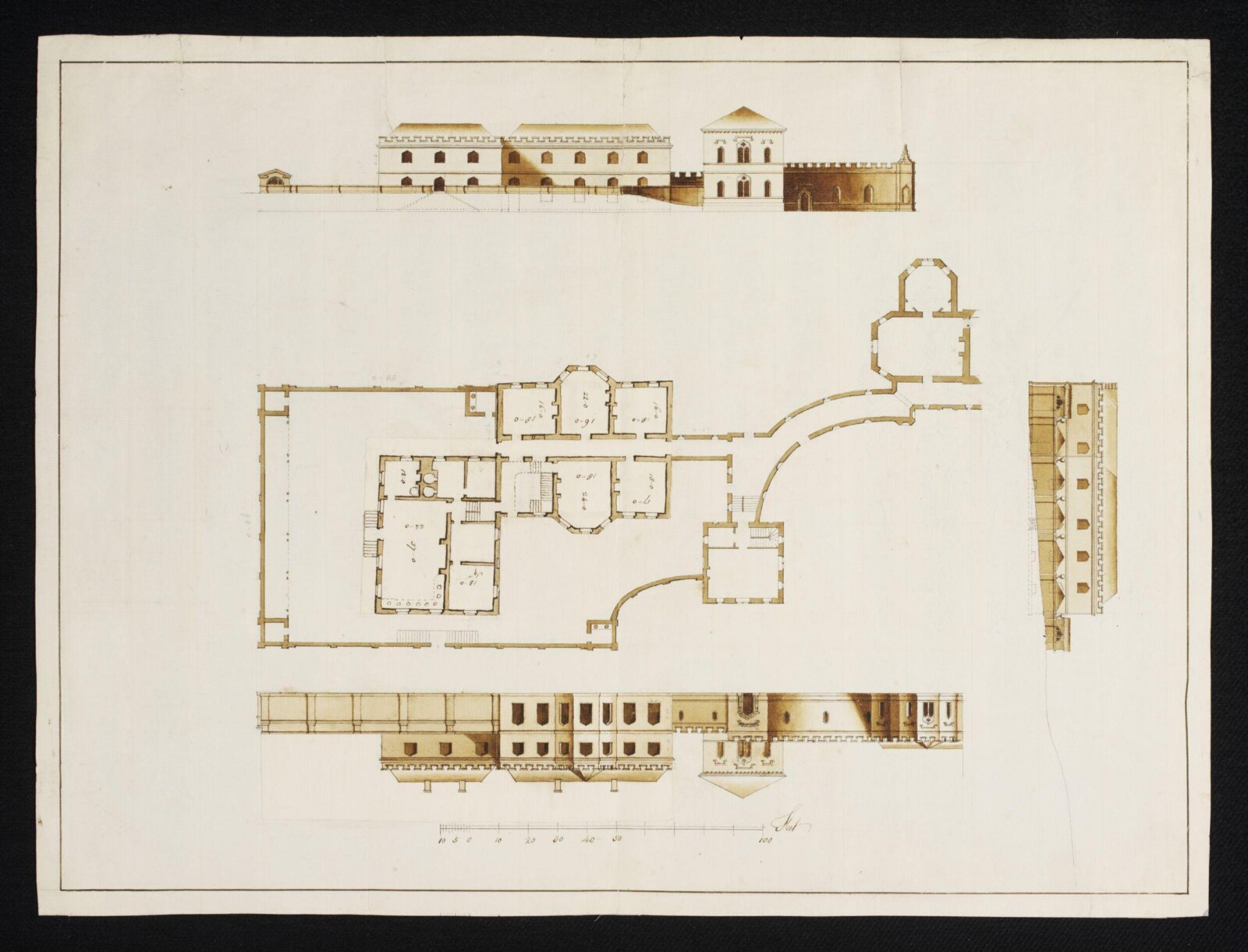 Drawing, William Kent, ca. 1730-1735