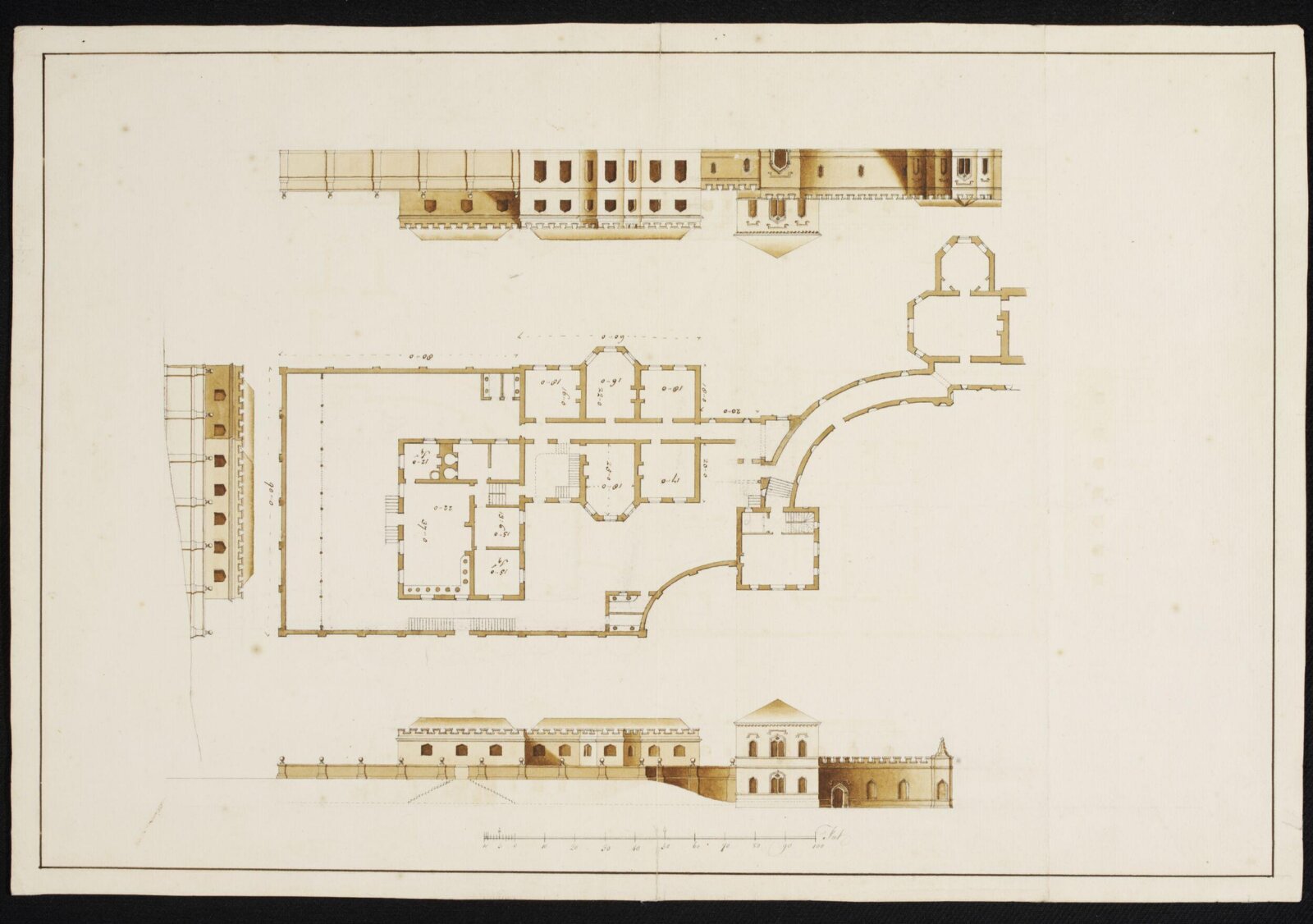 Drawing, William Kent, ca. 1730-1735