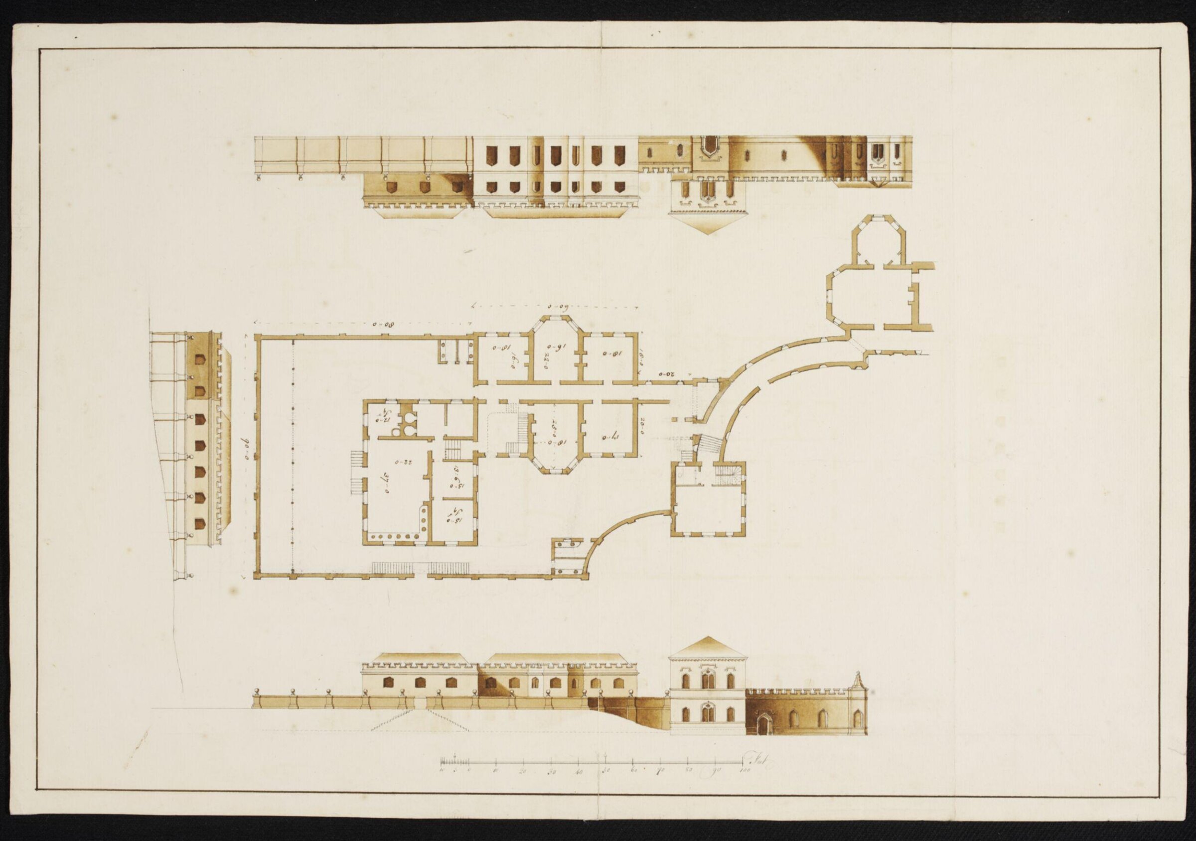 Drawing, William Kent, ca. 1730-1735