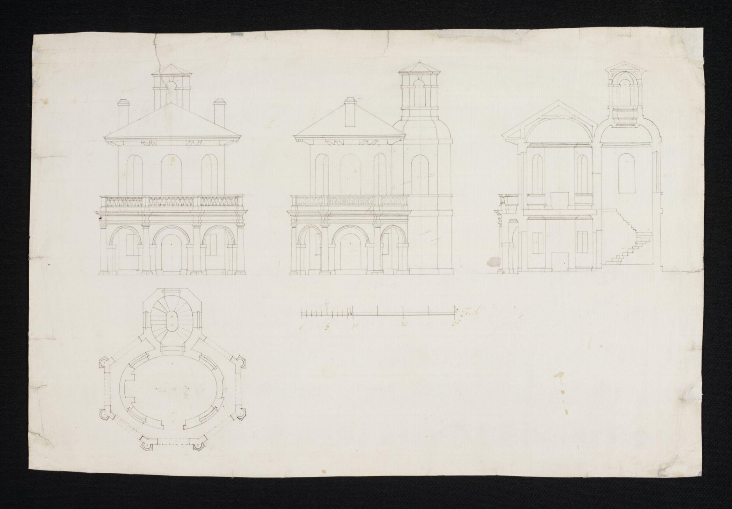 Drawing, William Kent, ca. 1730-1735