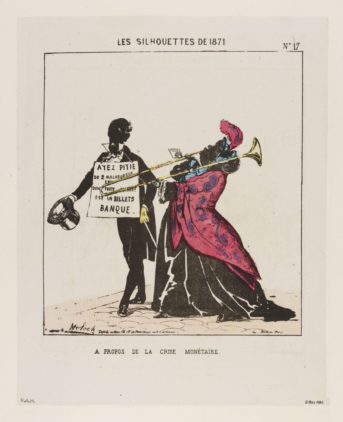 Colomb, B. (Moloch), Les Silhouettes De 1871