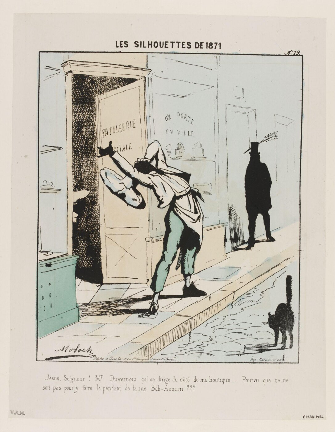 Colomb, B. (Moloch), Les Silhouettes De 1871