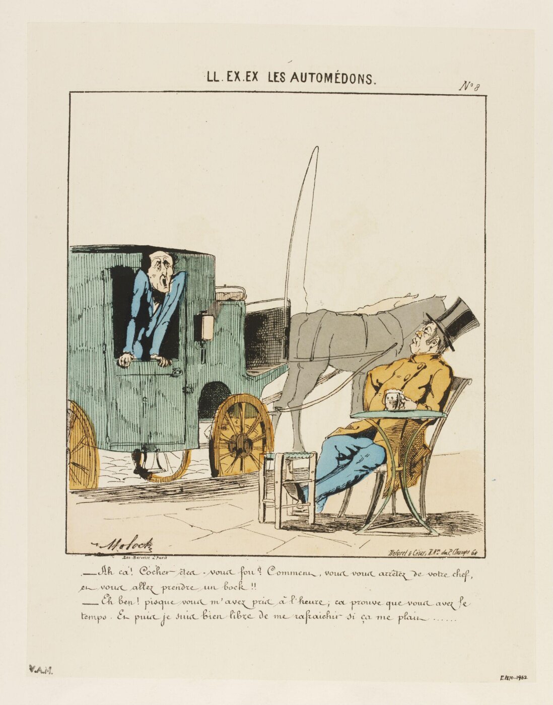 Colomb, B. (Moloch), LL. EX. EX Les Automédons